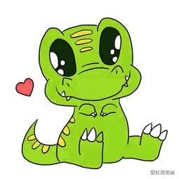 小恐龙玩具成人绘画视频,跟随视频轻松绘制可爱小恐龙