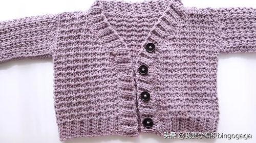 钩成人长袖开衫教程视频,钩编达人教你轻松制作钩针长袖开衫